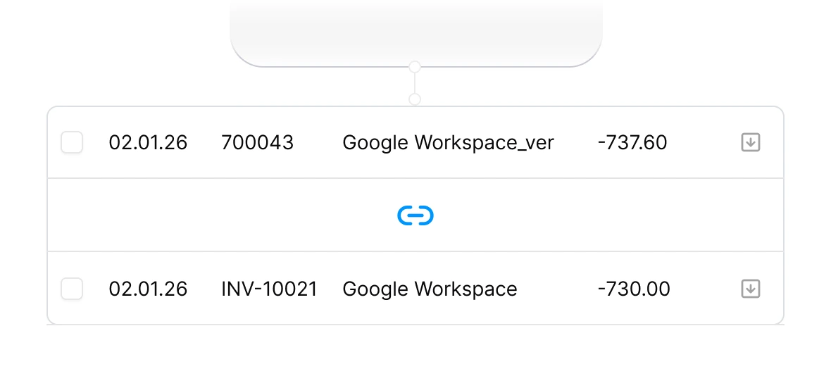 Accelerated Bank Reconciliation